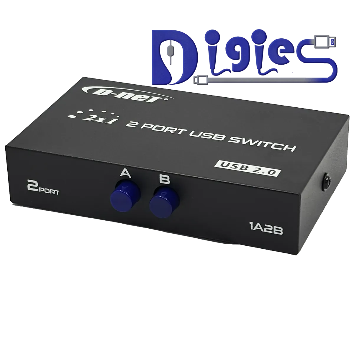 SWITCH PRINTER سوییچ پرینتر 1 به 2 D-NET مدل 1A2B