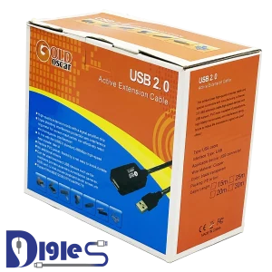 کابل افزایش طول USB2.0 گولد اسکار 25 متری