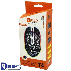 موس گیمینگ GOLD OSCAR مدل T4