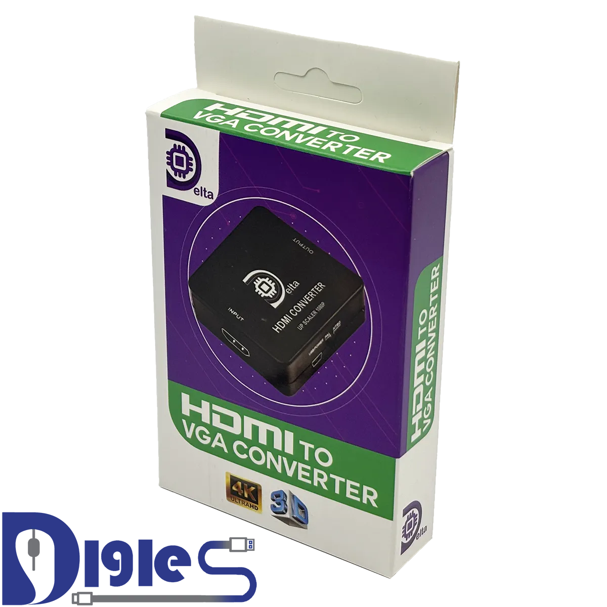 HDMI to VGA converter Delta-4 مبدل HDMI به VGA برند دلتا