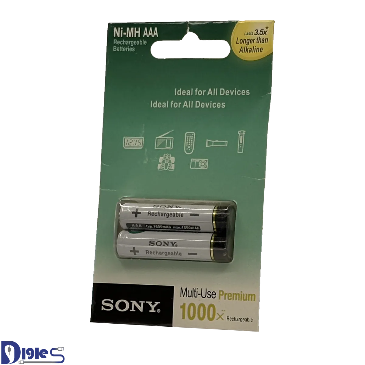 Sony rechargeable AAA battery-1 باتری نیم قلم سونی AAA شارژی